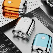 Waterproof Portable USB Pocket Men Shaver, Double Head Washable Electric Razor
