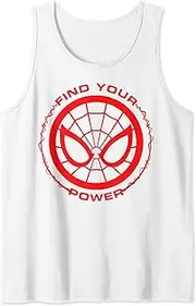 [Marvel] Spider-Man Find Your Power Red Logo Tank Top