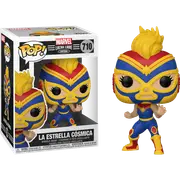 Marvel: Lucha Libre Edition - La Estrella Cosmica Captain Marvel #710 Pop! Vinyl