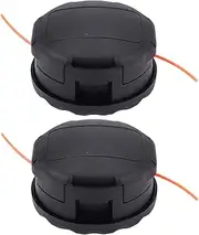 Dylawnio 2 Pack Speed-Feed 400 SRM-225 Trimmer Head for Echo SRM225 SRM-230 SRM-210 SRM2100 GT225 PAS210 PAS225 PAS230 PAS260 String Trimmer Shiandaiw T220 T222 T230 T231 Straight Shaft Bump Head