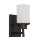 Sunset Lighting Payton 1-Light 100W Provincial Bronze Transitional Wall Sconce F
