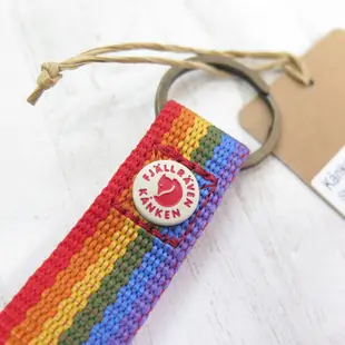 Fjallraven北極狐 KANKEN RAINBOW 彩虹鑰匙圈 23622907 彩虹圖騰【iSport】