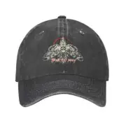 Vintage The Fiend Baseball Cap for Men Women Distressed Cotton Snapback Hat