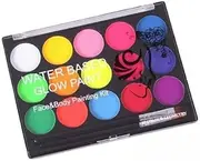 2x Luminous Face Body Paint Makeup Painting Washable 15 Colors for Costume