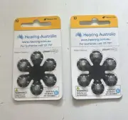 2 X Packs of Power One Hearing Australia Hearing Aid Batteries size p10