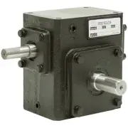 10:1 Right Angle Cast Iron Worm Gear Reducer 1.57 HP Right Output Worldwide