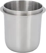 Dosing Cup, 58mm Stainless Steel Coffee Dosing Cup, Portafilter Dosing Cup, Espresso Dosing Cup for Coffee Tamper, Espresso Coffee Machine Tools, Fits 58mm Portafilters (Silver)
