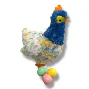 Brand new Hallmark Rockin' Springtime Egg Laying Hen Singing Plush Chicken