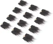 Dwarf Beard Mustache Fake Beard Eyebrows Gnome Beards for Crafting Funny Costume Beard Craft Fur Beard for Men Beard Shaper Craft Craft for Gnomes Beard Dark Grey Wood