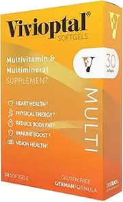 Vivioptal Multi 30 Capsules - Multivitamin & Multimineral Supplement - Lipotropic Substances & Trace Elements