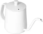 Yomiyuyr Pour Over Coffee Kettle Gooseneck Tea Pot, Stainless Steel Hand Drip Coffee Pot with Lid, Controlled Flows Spout for Home Brewing 600ML