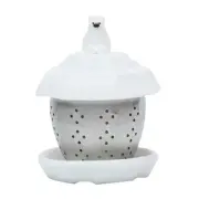 Tea Cups Fine Mesh Infuser Leak Residue Filter Decorative Strainer