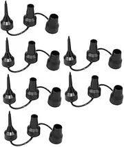 HOLIDYOYO 6Pcs Durable Air Bed Pump Nozzles Fast Inflation for Inflatables Compatible with Various Pump for Air Mattresses Swimming Rings and More