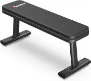 Flat Weight Bench, Adjustable Strength Training Bench, Workout Bench for Home Gy