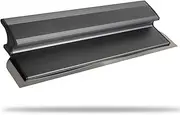 Drywall Skimming Blade, 16" Extruded Aluminum & European Stainless Steel Construction Skimming Blade with High-Impact End Caps, Dedicated to Sheetrock Gyprock Wall-Board Plasterboard