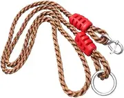 HAKIDZEL 6 Pcs Adjustable Swing Hanging Straps Kit Durable Nylon Rope with Connectors for Outdoor Swings Hammocks Random Color