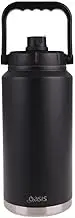 Oasis Insulated Double Wall Jug with Carry Handle, Black, 3.8 Litre