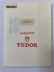 TUDOR Genuine MONARCH Guarantee Warranty 15733 b1057266193HA