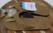 Reef Men's Marbea SL Vegan Flip Flops Sandals Bronze Brown NWT Size 9