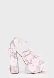 [AZALEA WANG] Cadeza Platform Heels - Pink