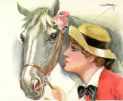 290 VINTAGE HORSE IMAGES ON CD ROM DISK