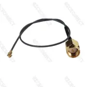 5pcs IPEX / u.fl to SMA Male Plug Pigtail 10cm 50 ohm 1.13mm Cable for Wireless