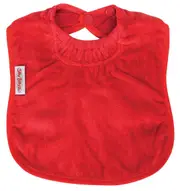 Large Plain Towel Bib (Red)