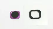 BLACK W/PURPLE Outer Trim 5S Style Replacement Home button for iPhone 5 5C ~ US