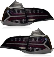 Car Styling Tail Lamp LED Dynamic Signal DRL Brake Reverse Auto Accessories Tail Lights，Compatible For Tesla Model 3 Model Y 2016-2022 (Color : Right Hand Drive)