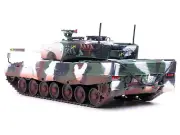Leopard 2A4 Main Battle Tank with Snorkel "Winter Camouflage" German Army "Armor