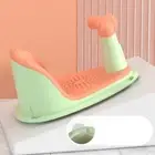 Hollowed Out Seat Non Slip Bath Stool PP+TPR Bathtub Seat Baby Shower