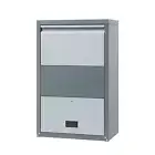 Gardeon Parcel Letterbox Drop Box Package Mailbox Security Lock Storage Grey New