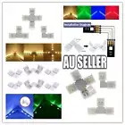 5 PCS 10mm 4 pin RGB L T X Shape LED Connector Corner Angle 5050 RGB Strip Light