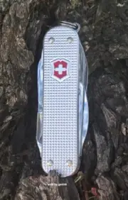 Swiss Army Knife, MiniChamp Silver Alox, Victorinox 0.6381.26US2, New In Box