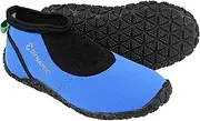 [DynamicNord] Children's Neoprene Bathing Shoes, Water Shoes, Designed in Germany, Beach Water Sports Shoes, Barefoot Shoes with mesh for Easy Putting on and Taking Off, Blue