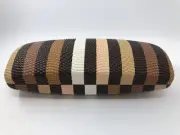 Purchase this Brown Striped Hard Clamshell Eyeglasses Case - tactile texture !