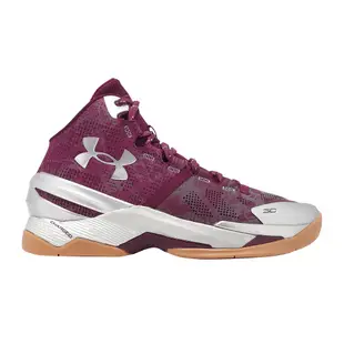 Under Armour 籃球鞋 Curry 2 Retro 酒紅 銀 UA 男鞋 高筒 ACS 3026052601