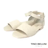 在飛比找momo購物網優惠-【TINO BELLINI 貝里尼】巴西進口菱格紋平底涼鞋F