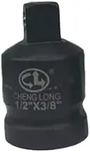 1 Pc Impact Reducer, 1/2" to 3/8" Impact Adapter, Chrome Vanadium Steel Socket Wrench Adapter Converter Reducer