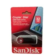 SanDisk Cruzer Dial USB 2.0 32GB Flash Drive - Thumb Storage Stick Memory