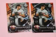 GRAYSON RODRIGUEZ (2) RC 2023 BOWMAN PLATINUM ICE & BASE #33 BALTIMORE ORIOLES