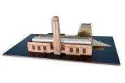Little Building Co Tate Modern Scale Wooden Architectural Model Kit 1:1200 NIB