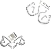 Motorcycle Engine Highway Bars Crash for BMW R1250RT R1250 RT 2018-2022 2023 Engine Tank Guard Highway Crash Bar Bumper Protector Engine Guard(A Set of Silver)
