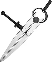 DOITOOL Spacing Gauge Carbon Steel Marking Gauge Multi Function Leather Craft Compass Tool for Accurate Measurements and Markings Leather
