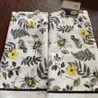 NWT~ Two Kitchen Towels ~ 15” x 25” ~ Bumblebee & Yellow Flowers