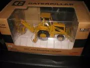 CAT CATERPILLAR 1:32 NORSCOT 416 BACKHOE LOADER BLOCK C LOGO #55271 SHOP STOCK