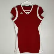 Ladies NWT Adidas athletic top University climalite red