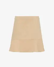 Draper James Peplum Mini Skirt in Croissant at Nordstrom, Size 2