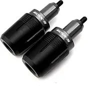 Protector Frames for Suzuki GSX S750 GSX S1000 GSXS GSX-S 750 1000 Motorcycle Frame Sliders Exhaust Slider Falling Crash Protector Accessories Crash Pads (Color : Titanium, Size : 2)
