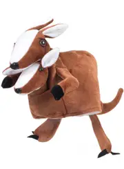 Kangaroo and Joey Novelty Plush Costume Hat
